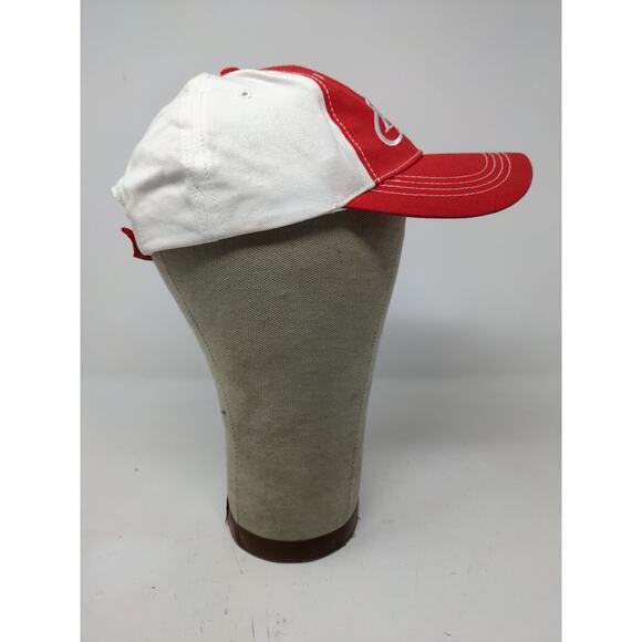 FLW Major League Fishing Strapback Hat Red & White Embroidered Logo SEE DESC - Picture 5 of 9